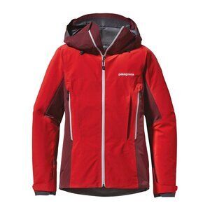 NWT Patagonia French Red Super Alpine Rain Shell Jacket XS Gorertex Pro Womens